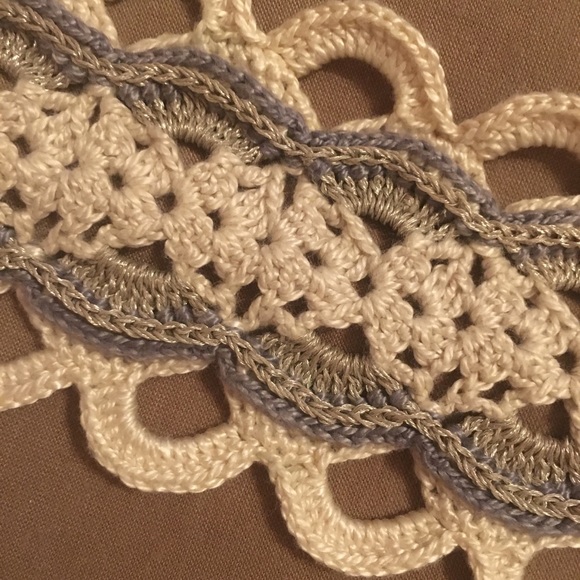 Handmade crochet scallop lace belt (READ DETAILS) - Picture 6 of 7